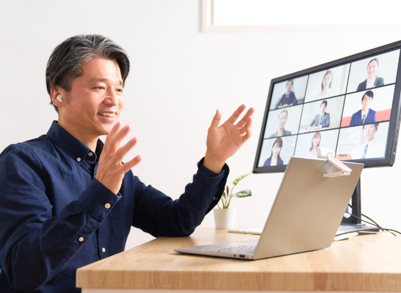 オンラインのライブ双方向型講義